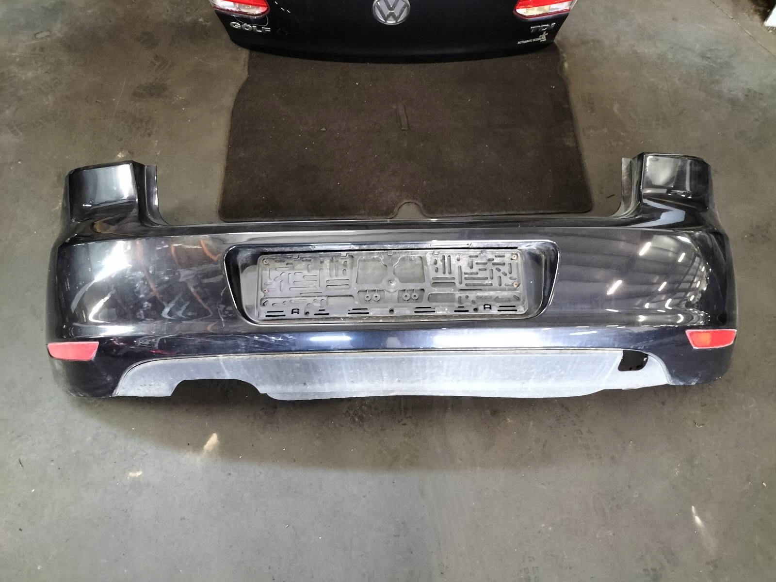 complete rear part VOLKSWAGEN GOLF VI HB 5D LC9X trunk door boot bumper light