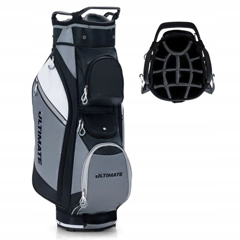 Torba golfowa na 14 kijów z kieszonką termoizolacyjną Costway/ ca59