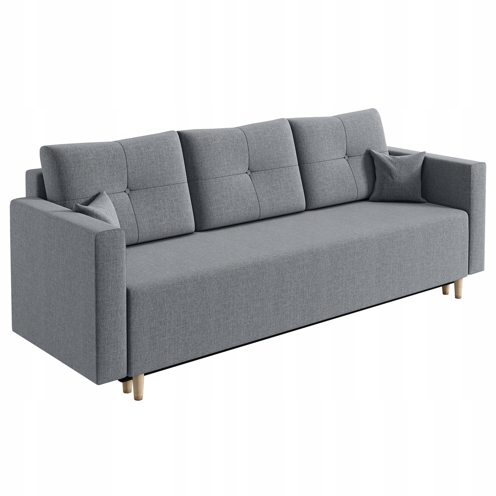 LUNA išskleidžiama trivietė sofa-lova svetainei su miego funkcija