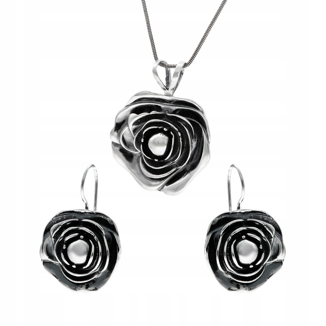 Komplet květin stříbro