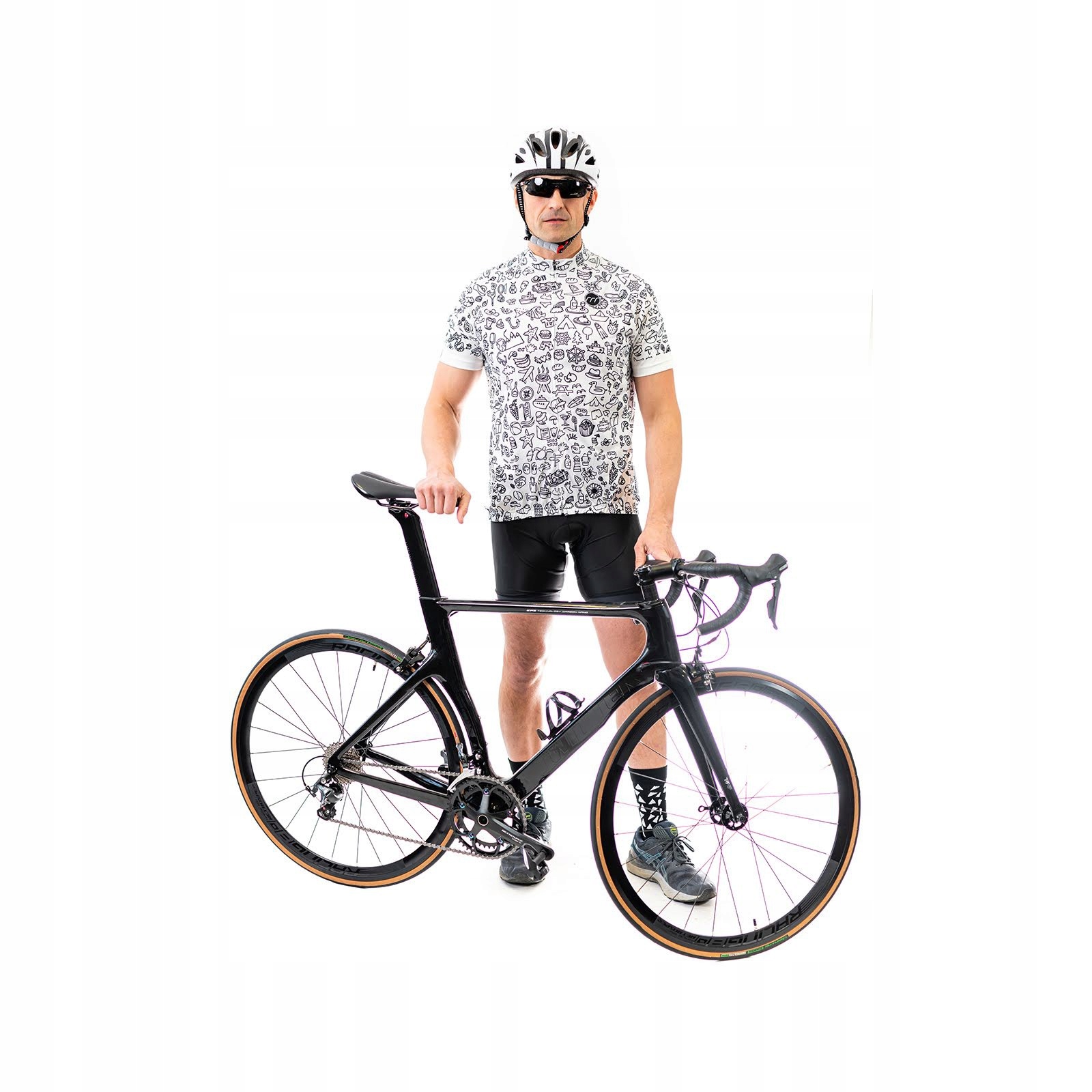 Madani: koszulka rowerowa męska EMOTICON, r. M Rękaw krótki rękaw