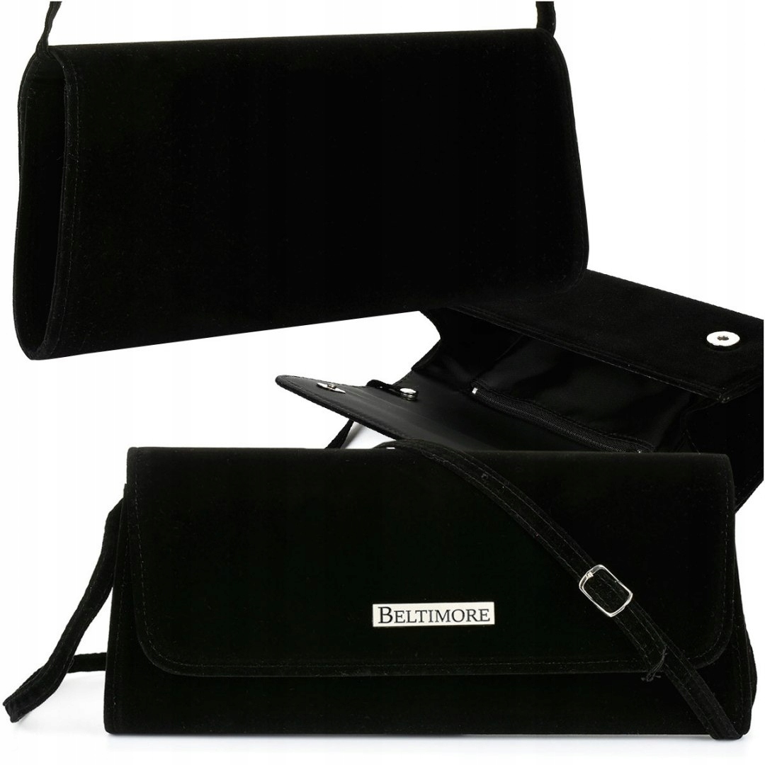 

Czarna Damska Torebka Kopertówka wieczorowa