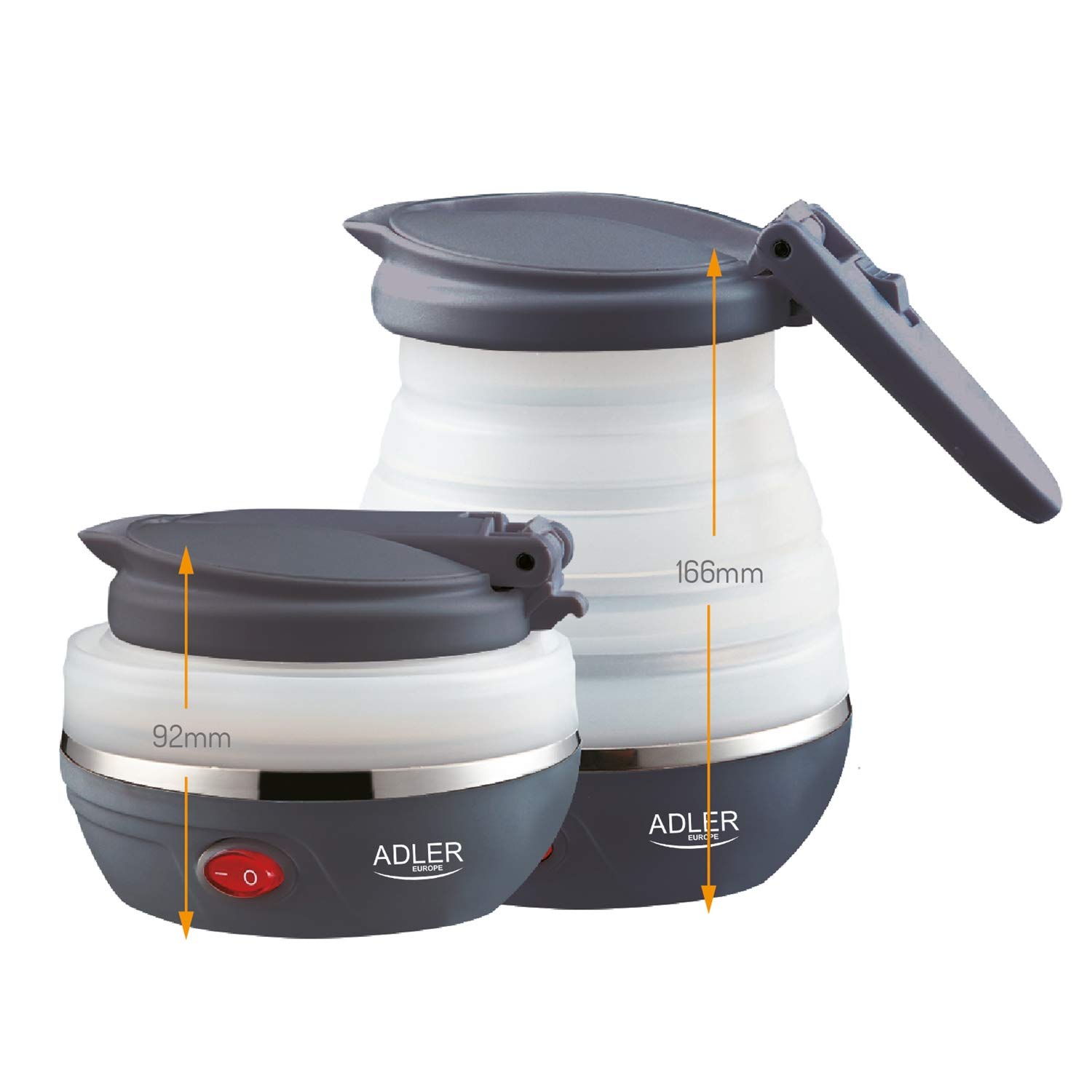 ADLER Czajnik Elektryczny 1,7L 2200W Biały System STRIX — miniatura 2