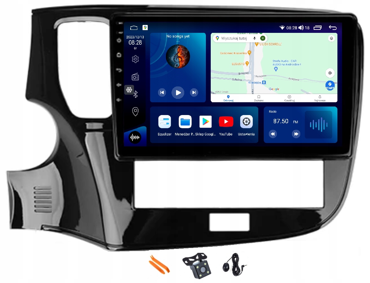 Android Rádio Navigácia Ips Gps Mitsubishi Outlander 3 18-22