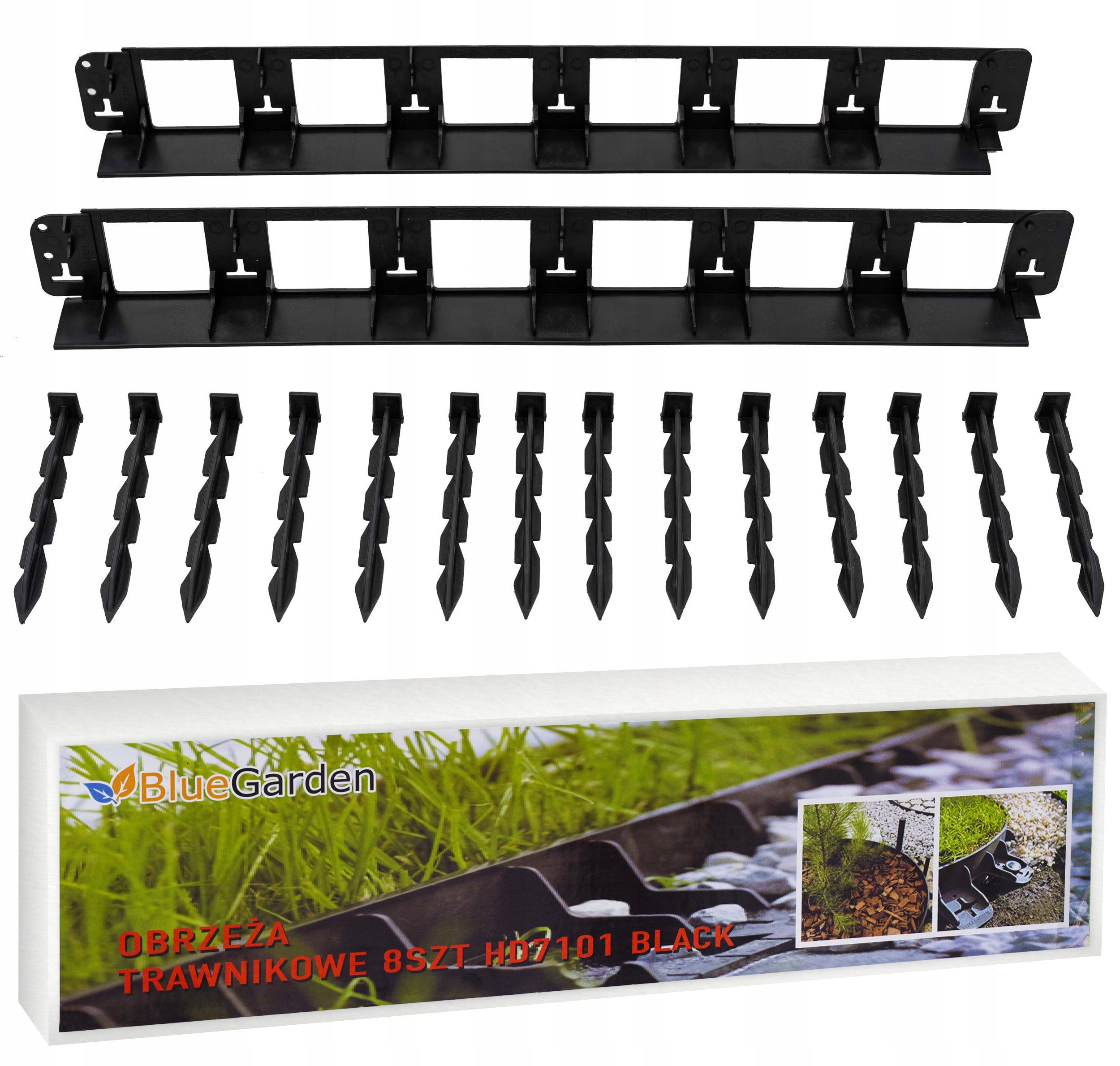 

Obrzeże Trawnikowe Border Palisada 4,36m 8 szt