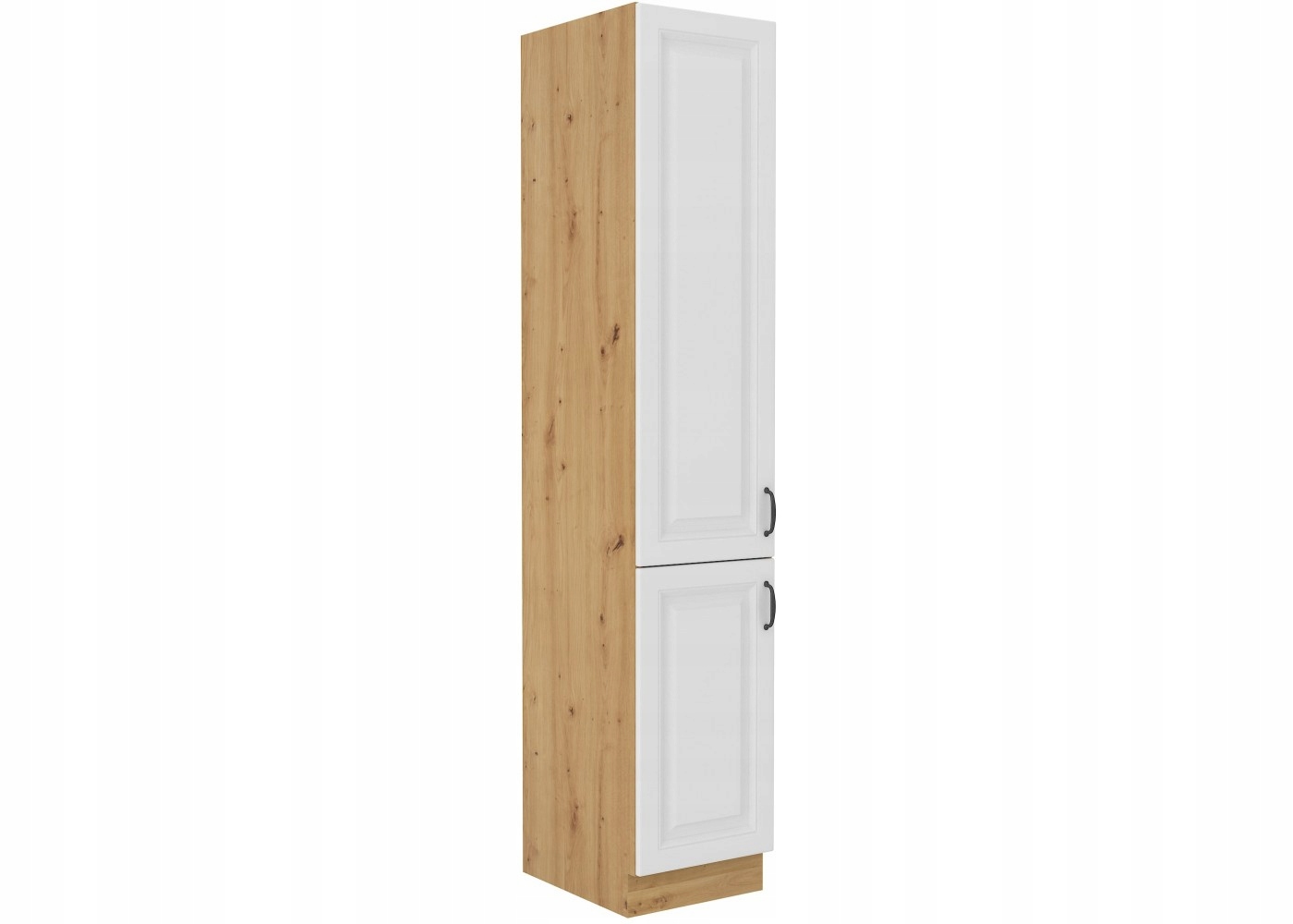 Vysoká Skříňka 210X40 CM, Dvě Čela Mdf Bílá Matná