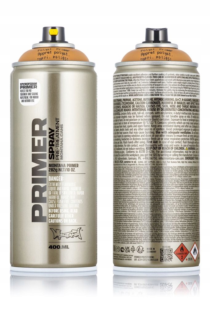 Lakier Montana Polystyrene Primer Podkład do Styropianu Spray 400ML