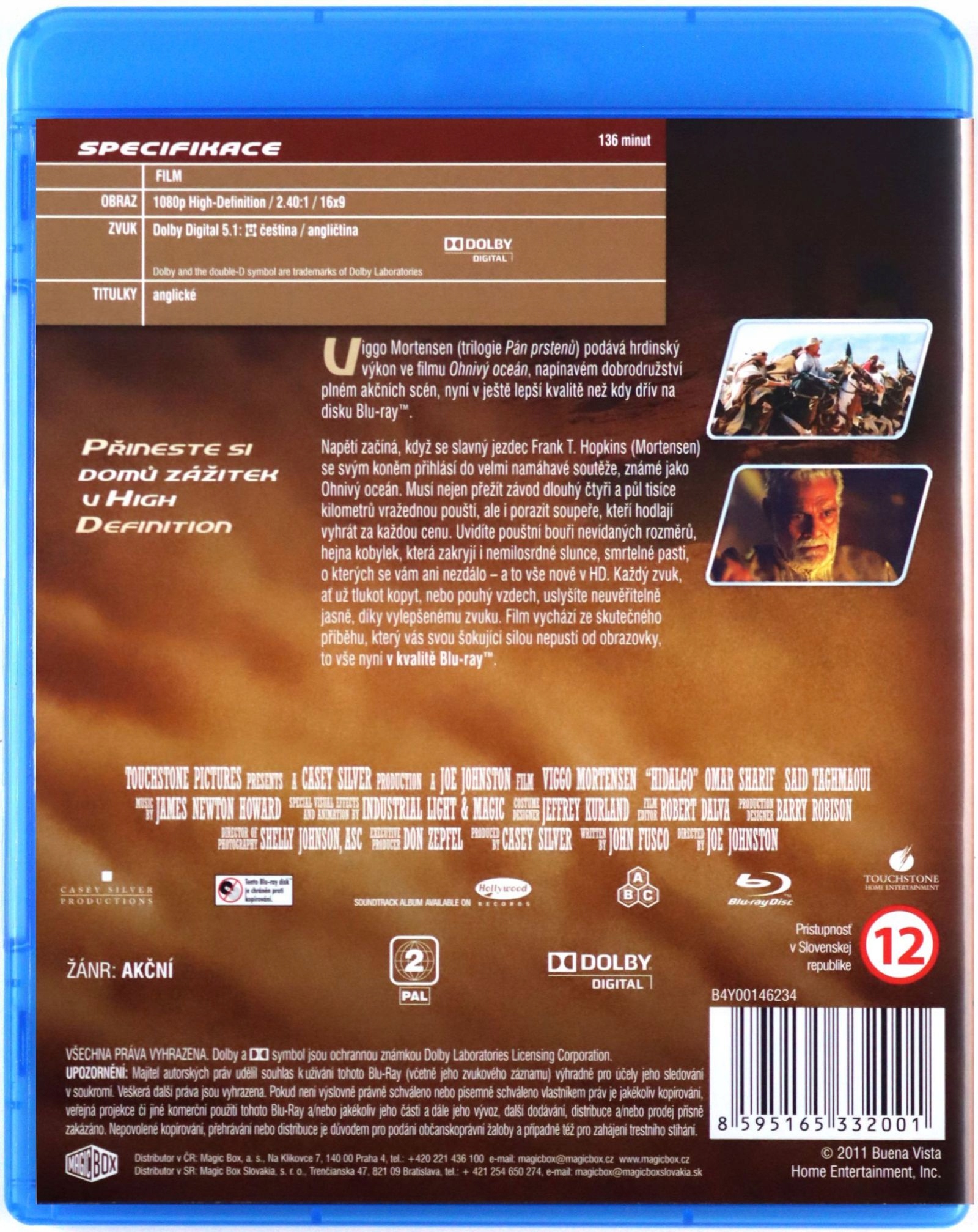 HIDALGO - OCEAN OGNIA (BLU-RAY) Lektor PL Stan opakowania oryginalne