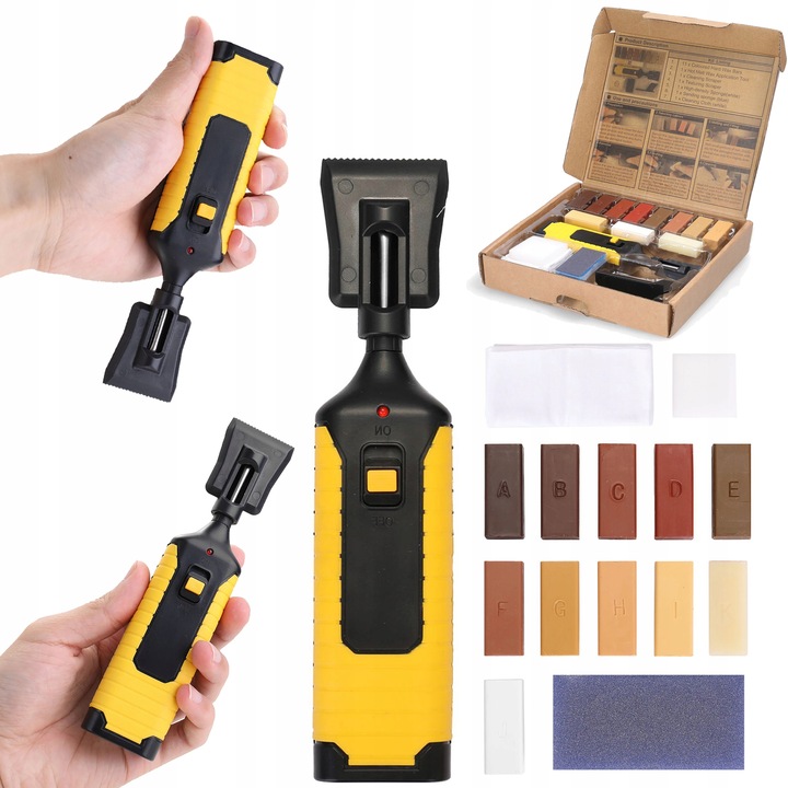 ZESTAW do NAPRAWY UBYTKÓW PŁYTEK GLAZURY CERAMIKI NAPRAWA PANELI+11 wosków EAN (GTIN) 5901801507307