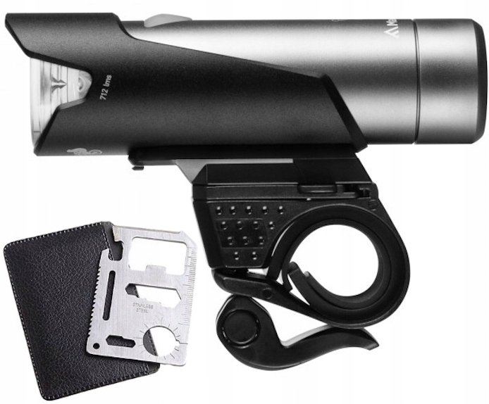 Cyklistická svítilna Mactronic Noise 04 854Lm Silné jasné světlo na řídítka