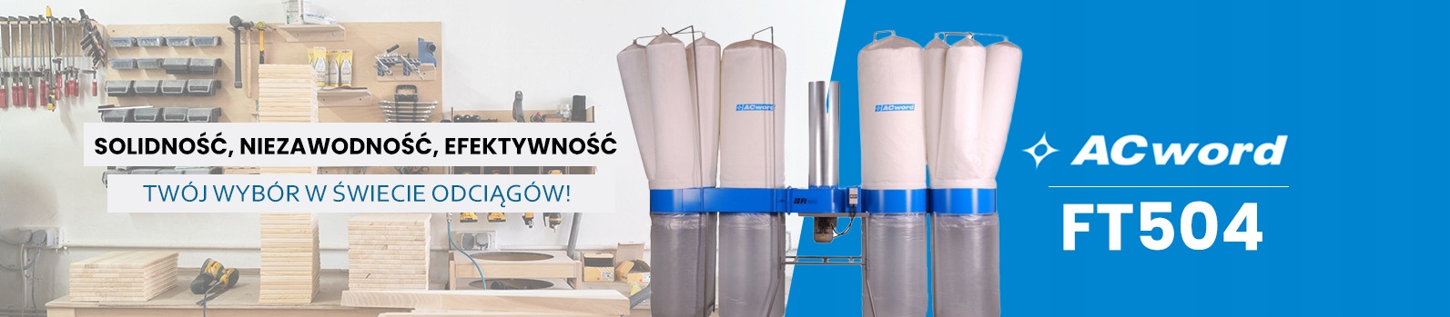 ACWORD FT504 8700m3 JAKOŚĆ! ODCIĄG WIÓRÓW TROCIN Kod producenta FT504