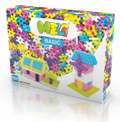 

Mini Wafle Klocki Meli Basic 600 El. Pink 50030