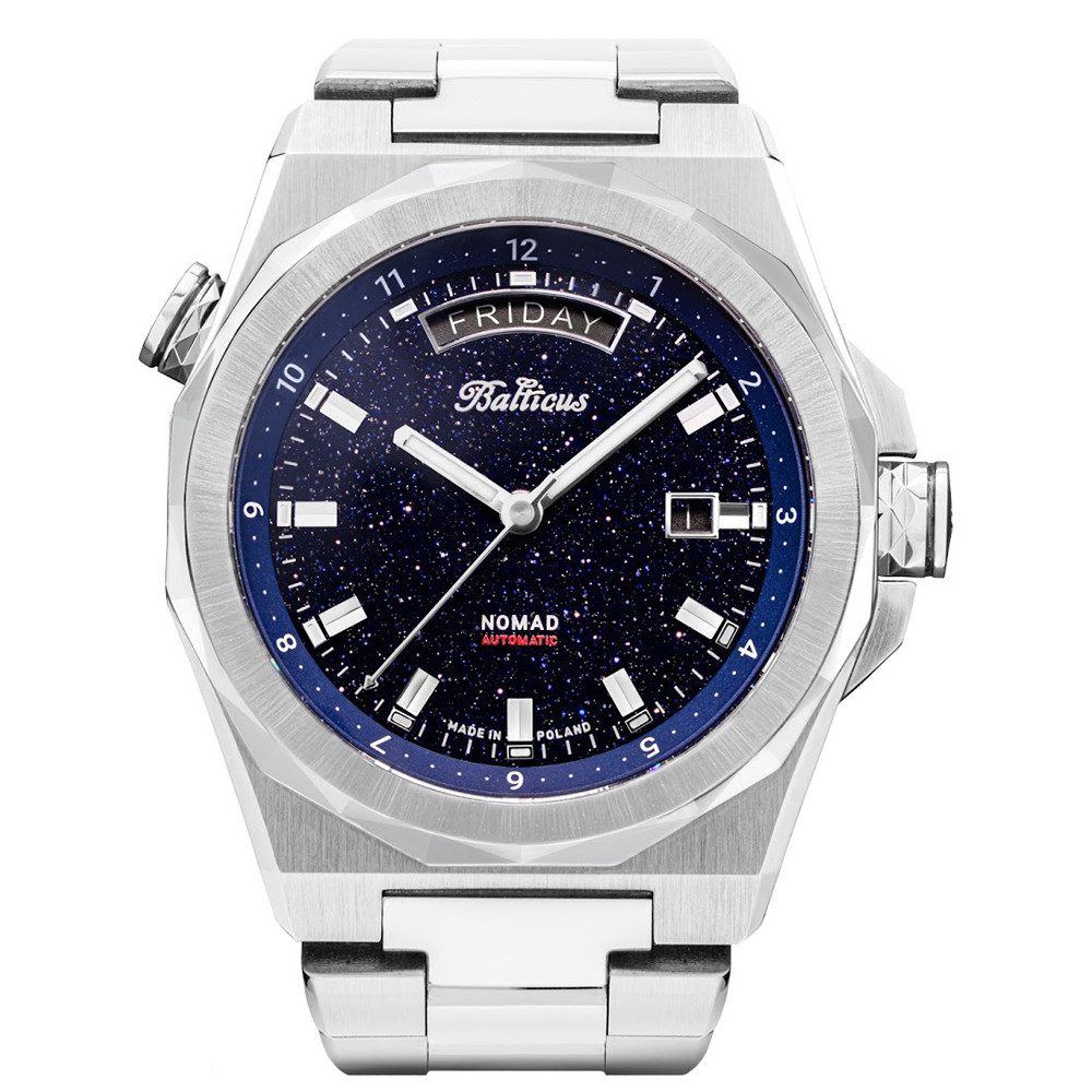 Pánské Hodinky Balticus Blt-nomad stříbrný náramek