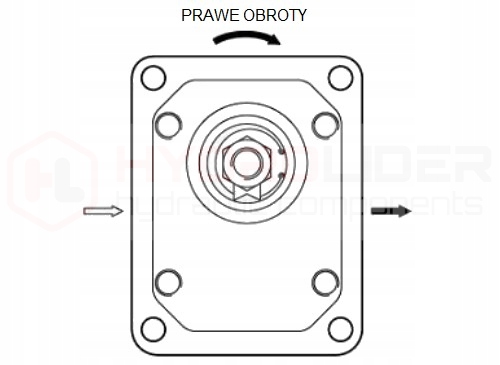 POMPA HYDRAULICZNA OLEJOWA OLEJU PR 6 6 9L 9L Part number 1 40 10 071