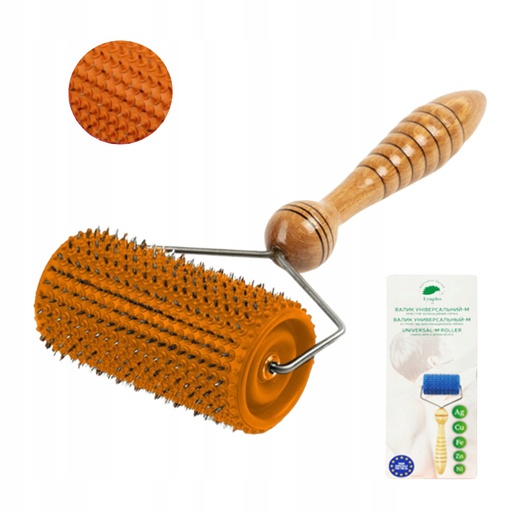 Lyapko Wałek Duży 5,0 Do Masażu Ciała Antycellulitowy Pomarańczowy