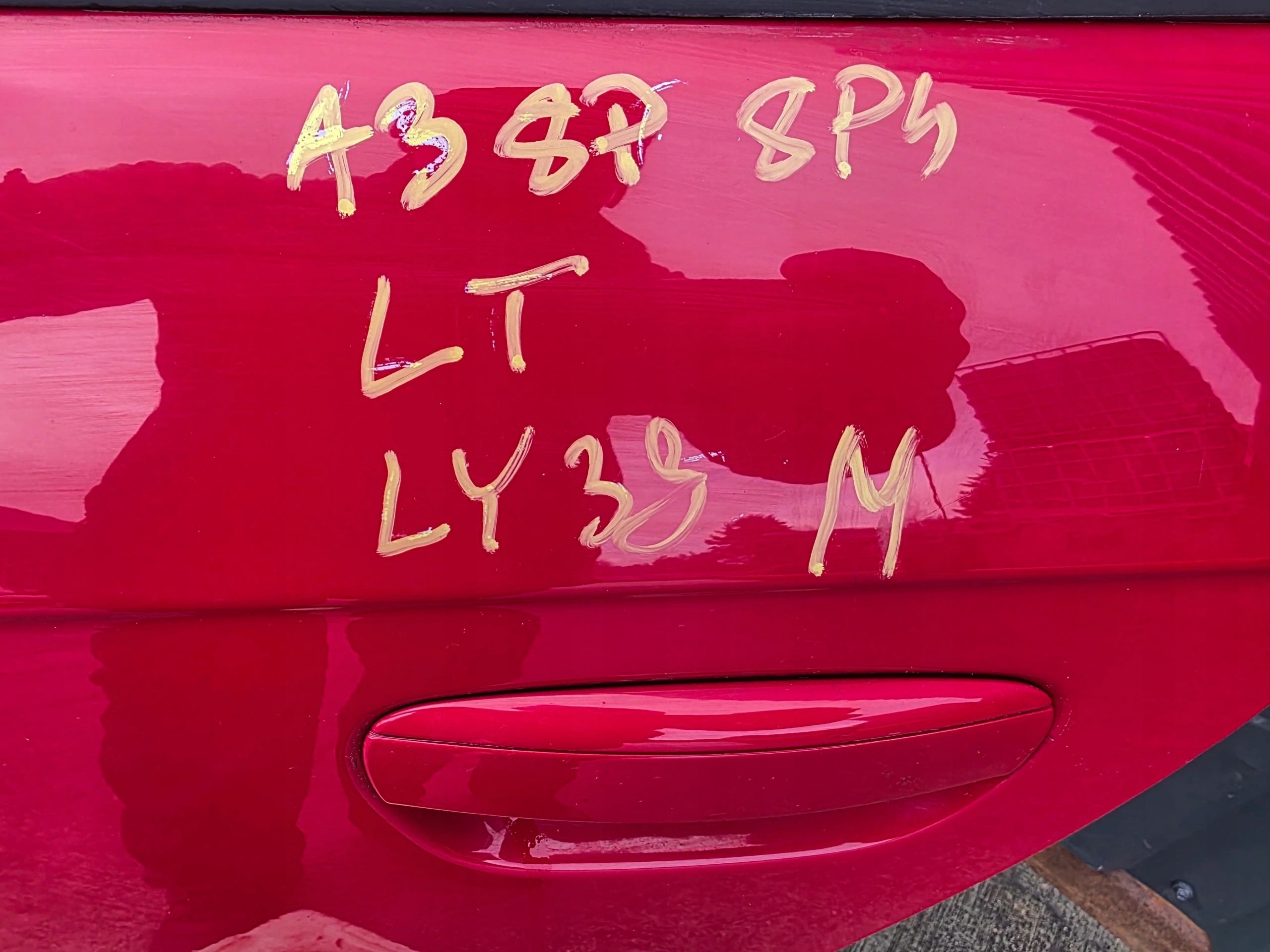 Tür links heck AUDI A3 8P 5D SPORTBACK 2004-2011 LY3J !!!