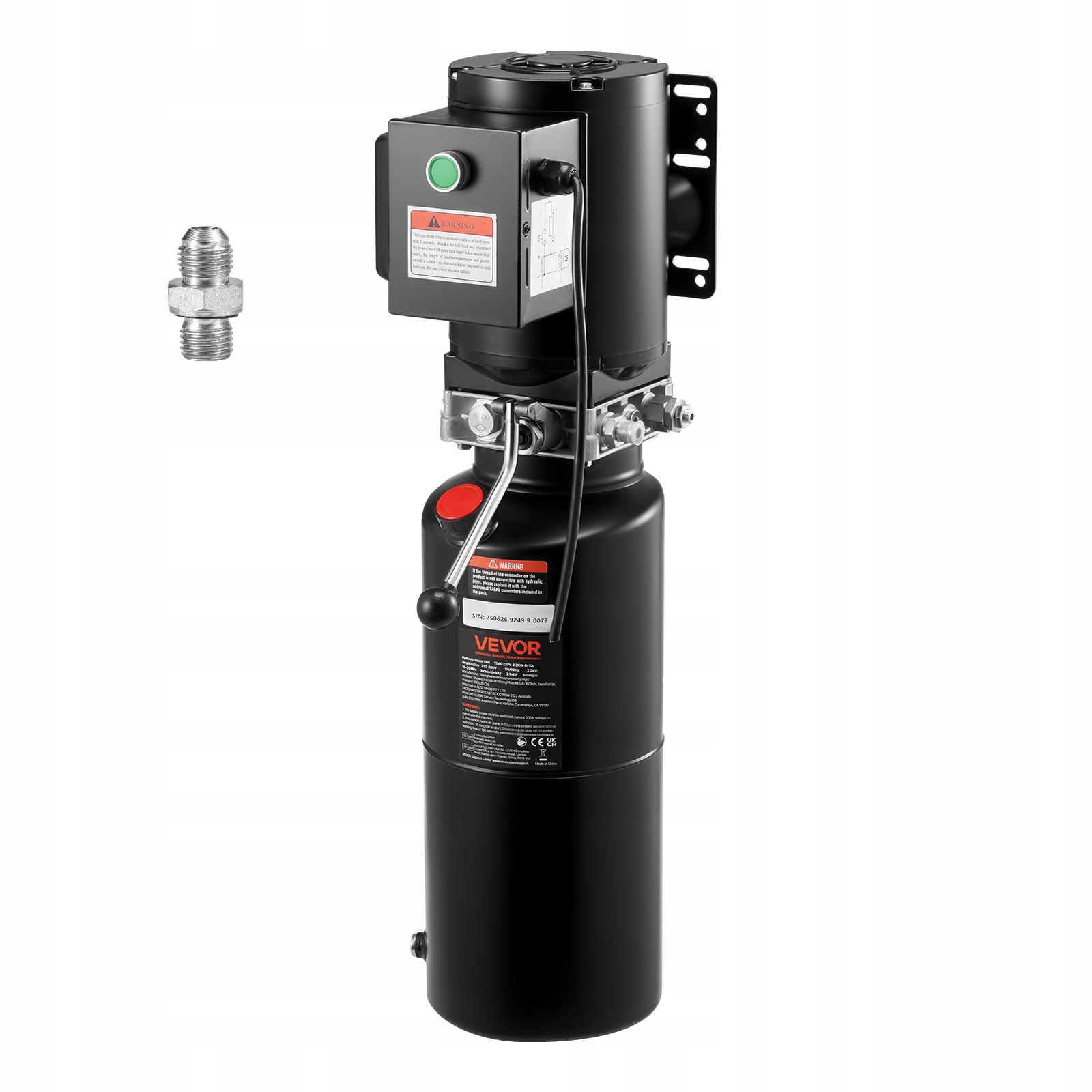 Hydraulická Pumpa Vevor 220V 10 Qt 6.3 L Min 22 Mpa Robustná A Výkonná