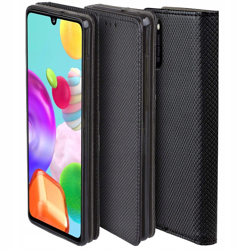 ETUI SMART MAGNET + SZKŁO 9H do Samsung Galaxy A41 Dedykowany model Galaxy A41