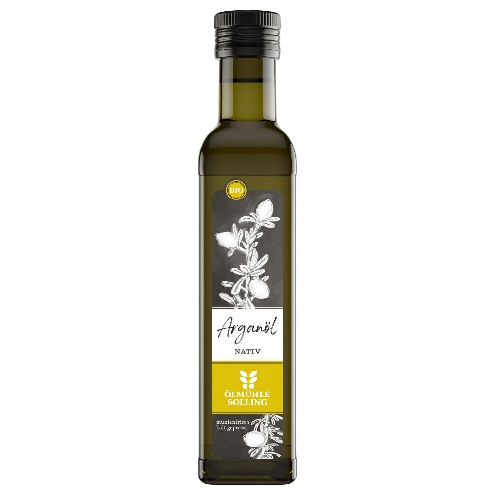 Olej Arganowy Nierafinowany Bio 250 ml, spożywczy, Ölmühle Solling