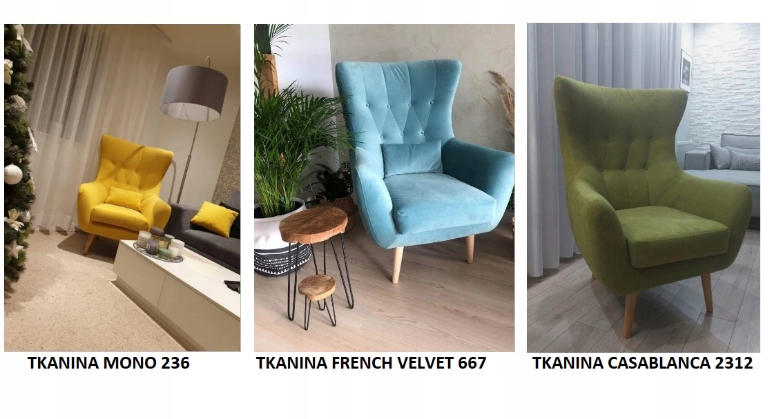 FOTEL USZAK Z PODNÓŻKIEM SKANDYNAWSKI NOWOCZESNY Kod producenta DSM31