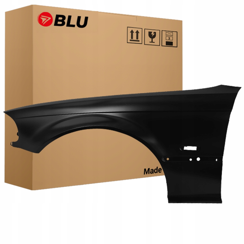 Blu Blatník Bmw 3 E46 668 levý černý 99-03 přední Coupe Cabrio