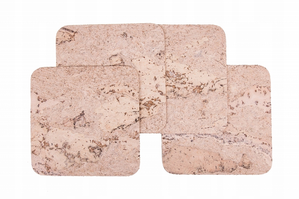 

Podkładki korkowe cream średnie na stół 4szt