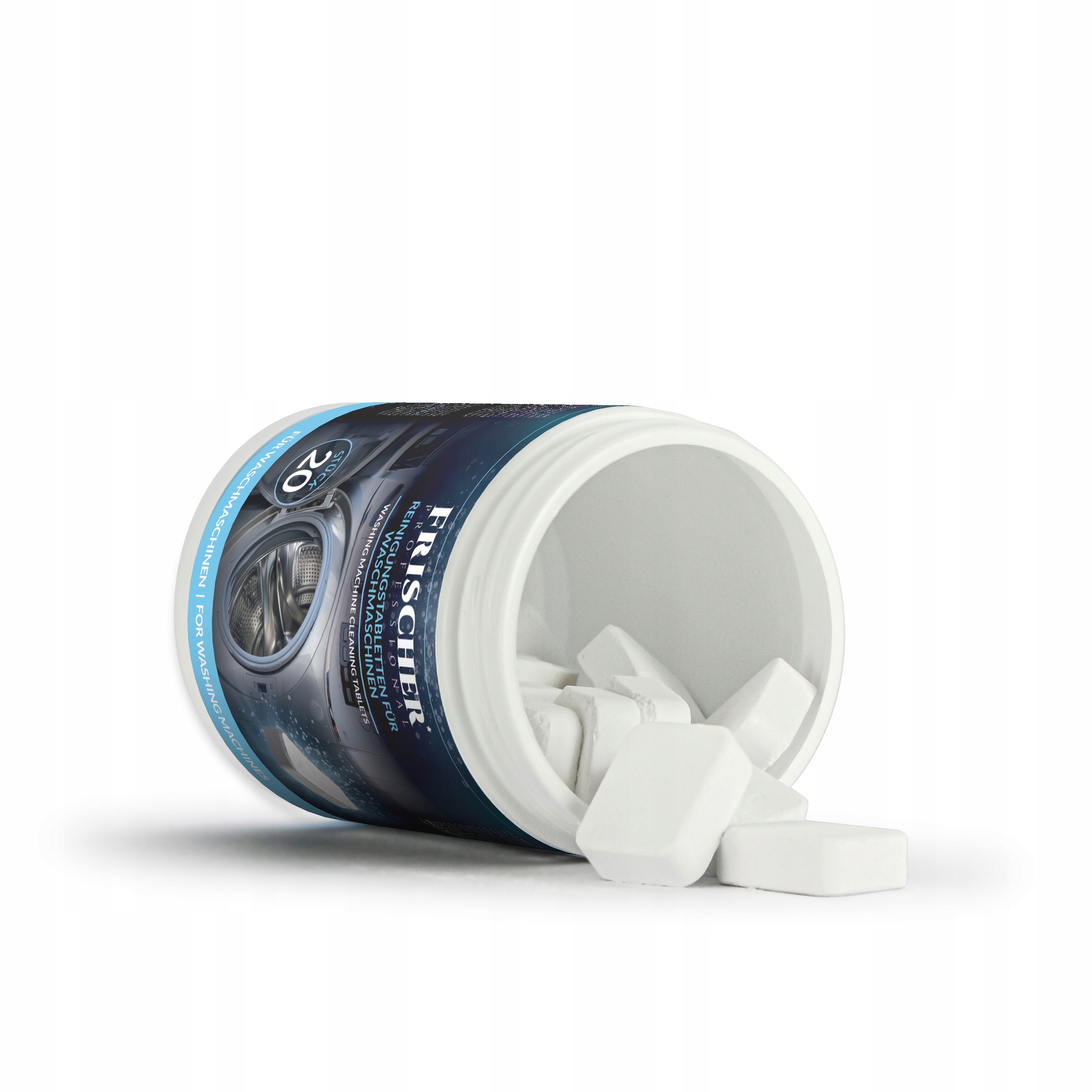 TABLETKI DO CZYSZCZENIA PRALKI ODKAMIENIAJĄCE NEUTRALIZUJĄCE ZAPACH 20szt Marka bez marki