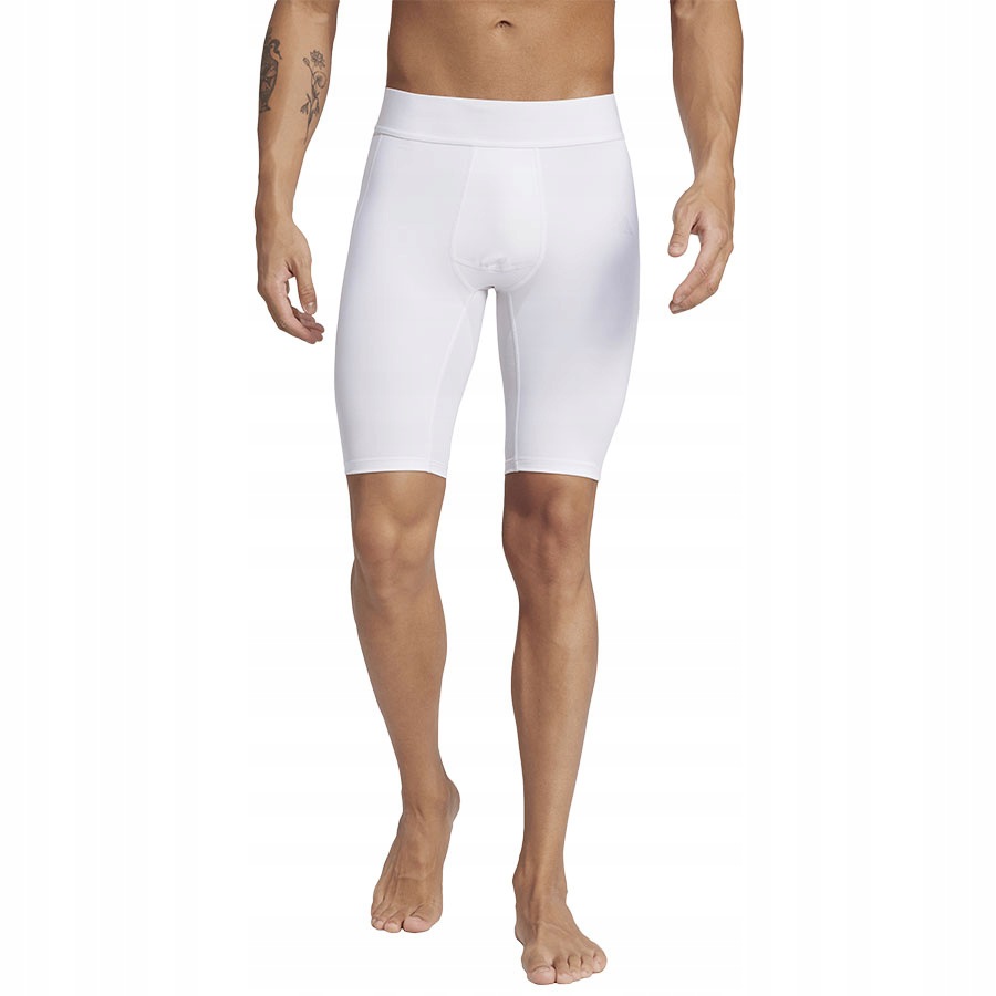 Spodenki termoaktywne kompresyjne męskie adidas Techfit białe JN7398 r. L