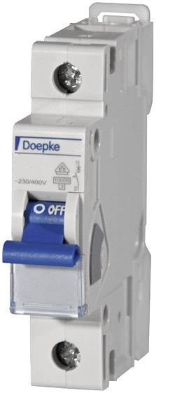 

Wyłącznik nadprądowy 1F Dls 6I 10kA C 16A Doepke