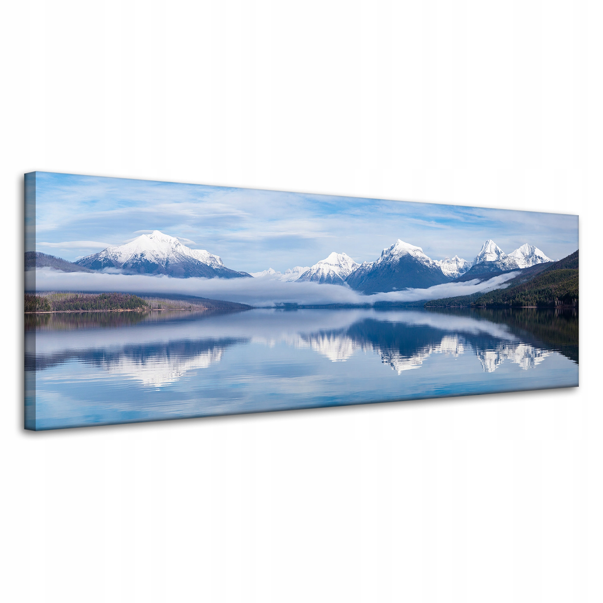 Obraz Canvas Příroda Jezero Hory Panorama 120X40 cm