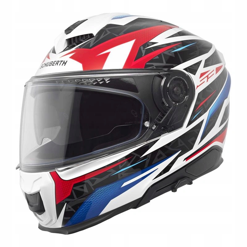 Helma Schuberth S3 Ece Thunder Blue biela modrá červená Darčeky