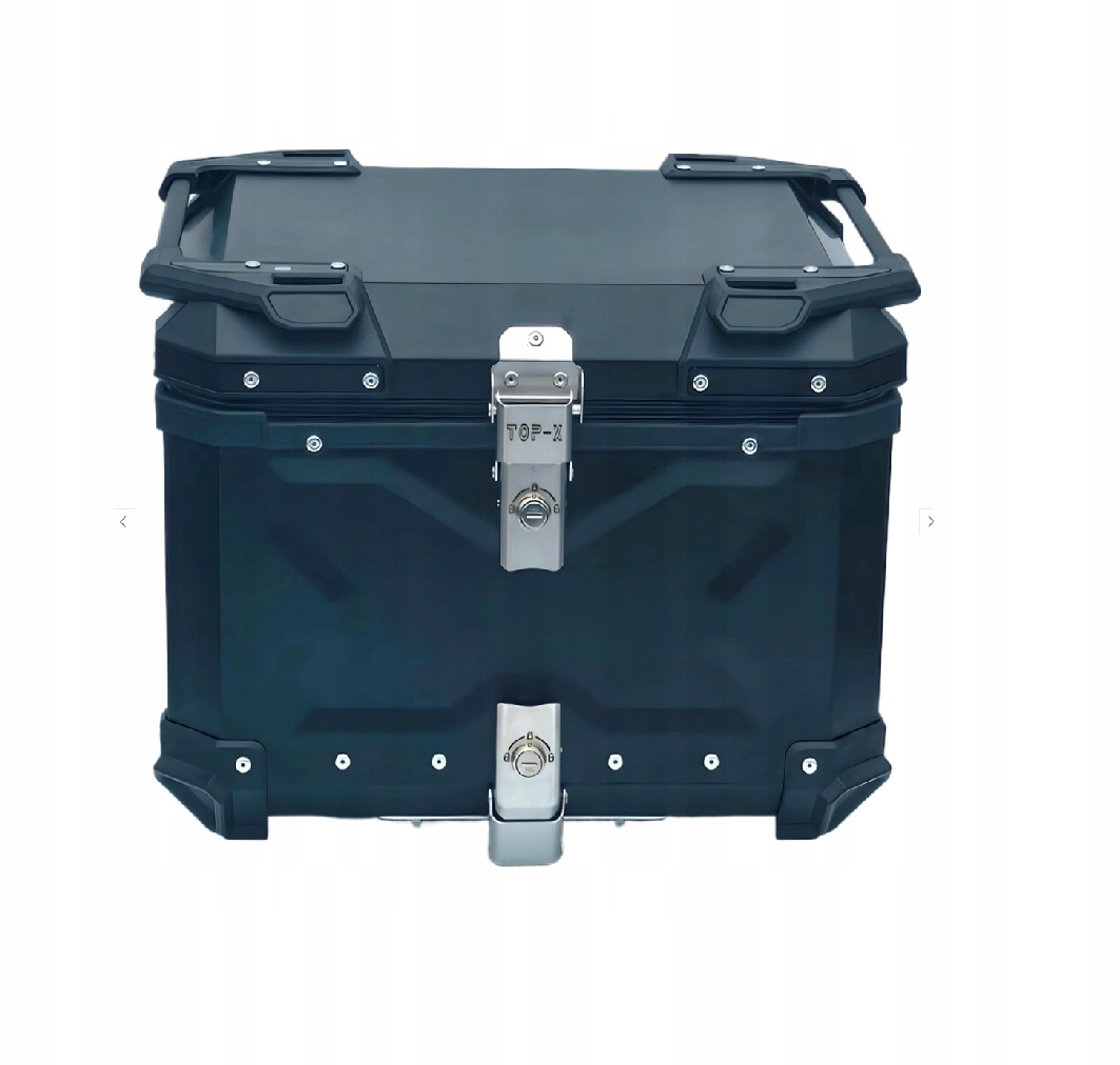 45 litrů centrální motocyklový Kufr Anodovaný Hliníkové polstrování pásek