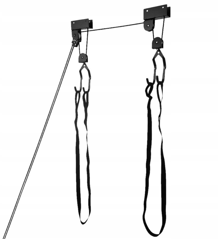 Garážový držák střešního boxu stropem podtahovatelný Ture