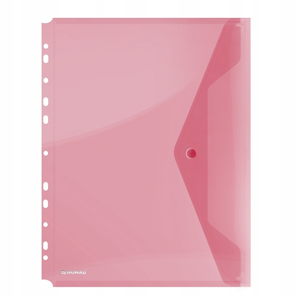 

Teczka Kopertowa A4 Transparentna Czerwona Donau