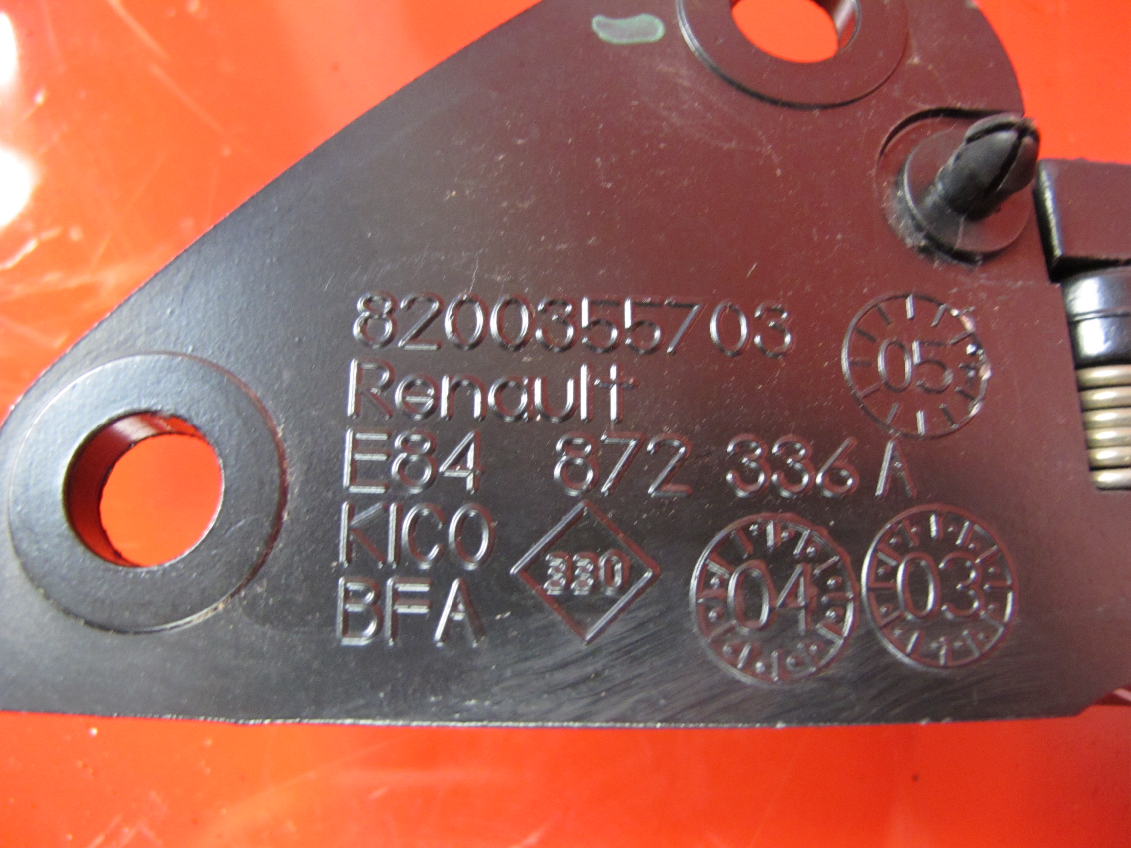 RENAULT MEGANE II CC CABRIO lock roofs right rear part