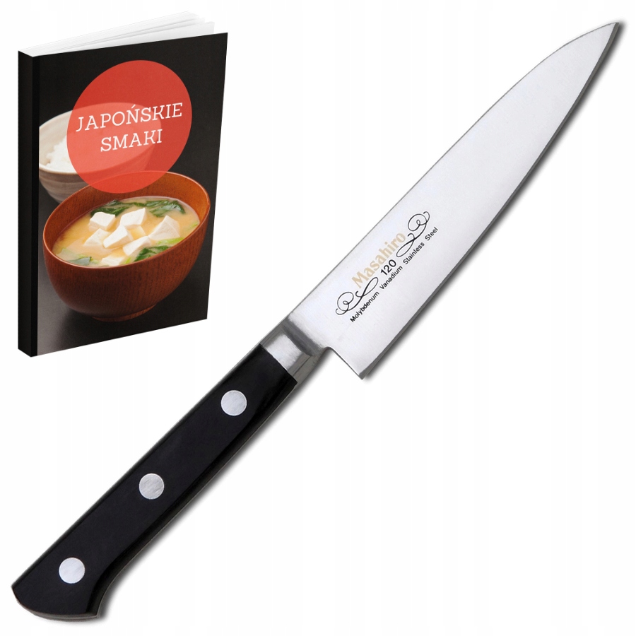 Nôž Masahiro MV Utility 12 cm, univerzálny, malý nôž z japonskej ocele