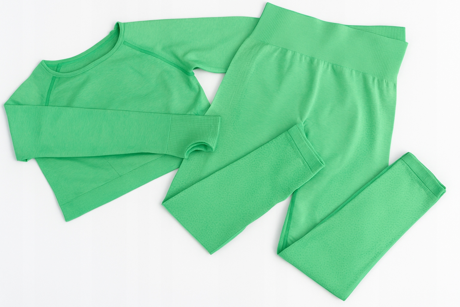 Komplet sportowy damski rozm M legginsy i top na siłownię fitness