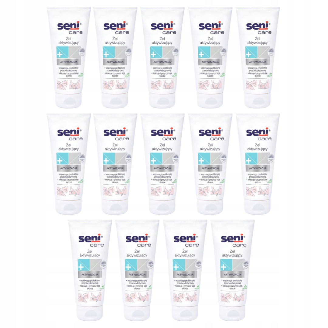 Zestaw 14x Aktywizujący Żel Seni Care 200 ML Z Guaraną Na Odleżyny