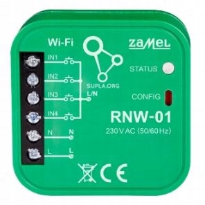 Vysílač rozhraní 4 WiFi vstupů Supla RNW-01 SPL10000027