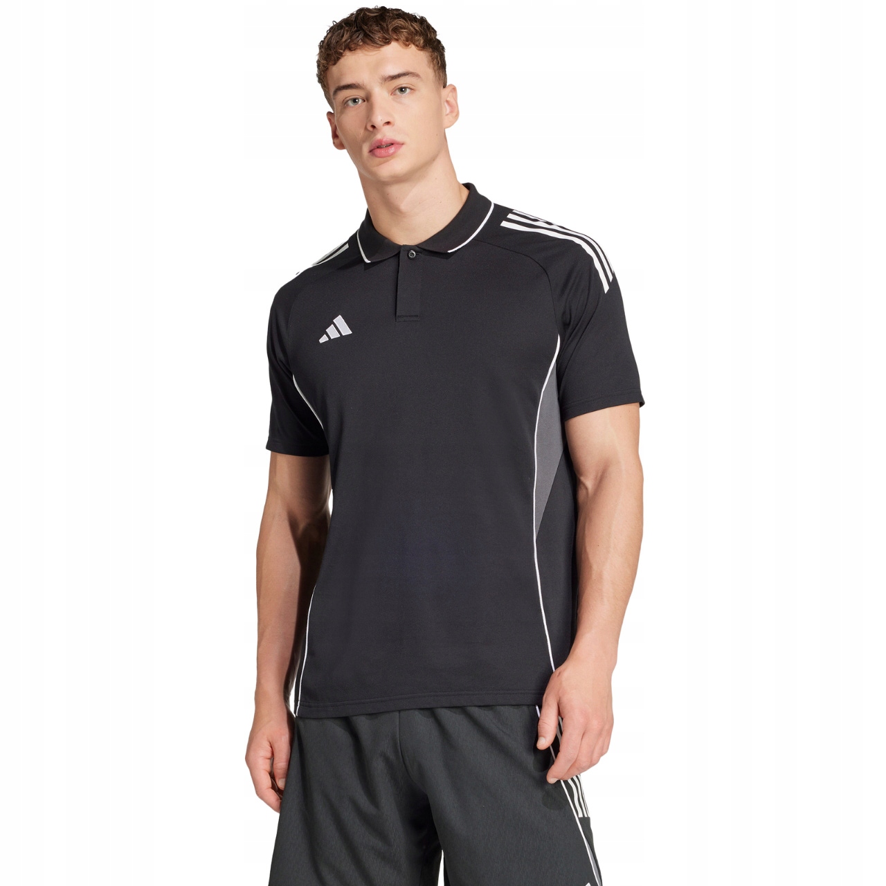 Koszulka męska adidas Tiro 25 Competition Polo czarna JY1804 Rozmiar S