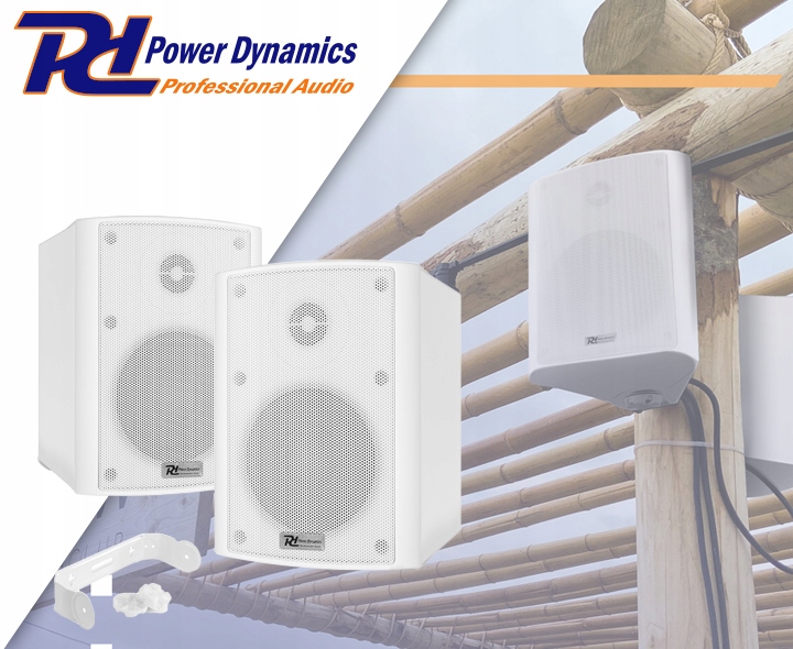 GŁOŚNIKI ścienne wodoodporne 2szt IPX5 150W 100V Kod producenta 952.114