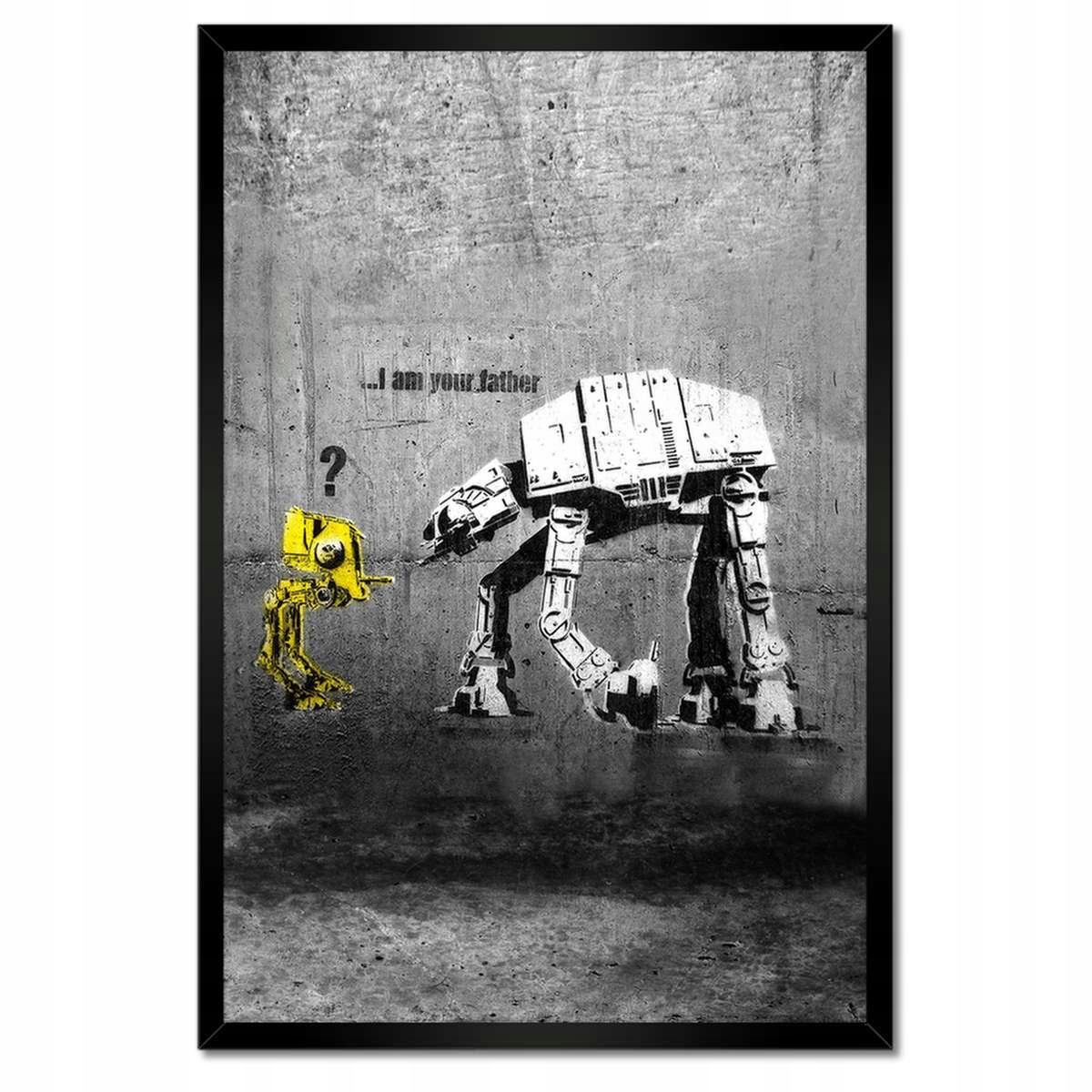 Plakáty v rámu 40x60 Im your father Banksy