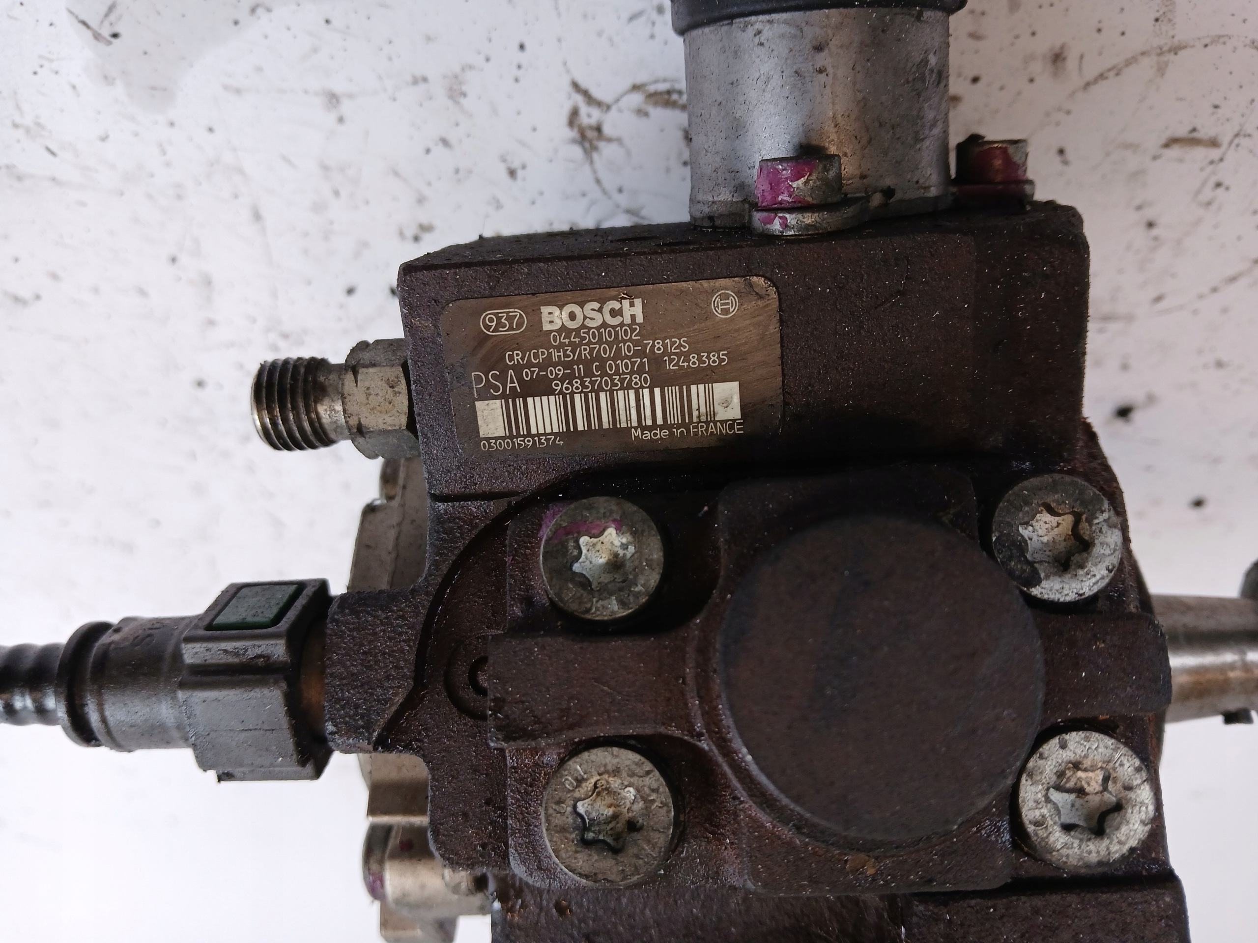 PEUGEOT 207 1.4 HDI injection pump 9683703780