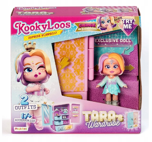 

Kookyloos Tara's Wardrobe Szafa Z Ubraniami
