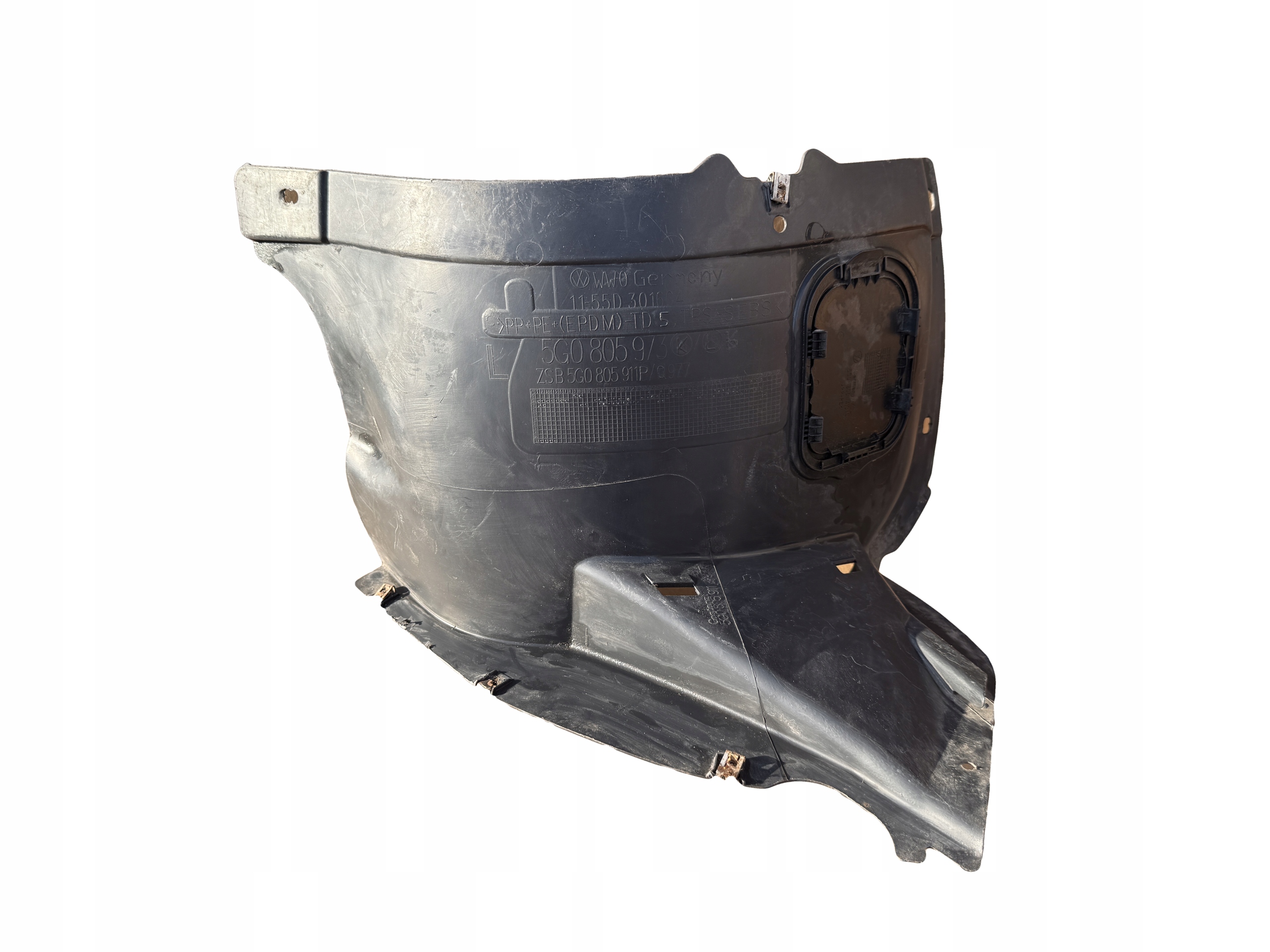 VW GOLF VII 7 mudguard left front 5G0805911P
