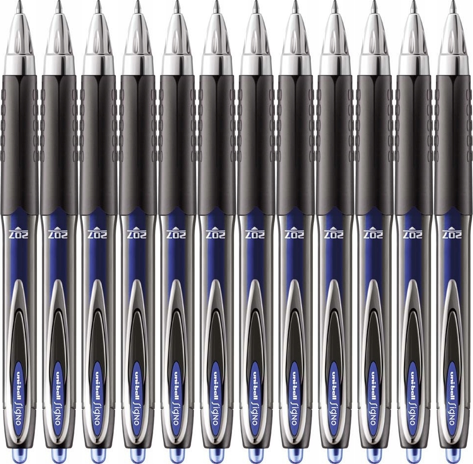 Długopis Żelowy Uni Umn 207 Niebieski 0,7 x12