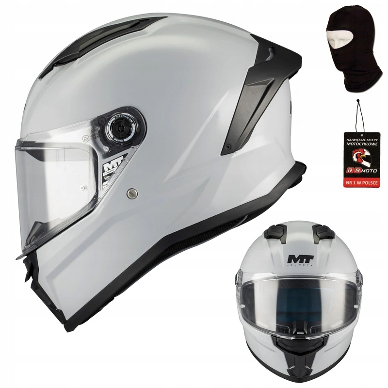 Integrálna motocyklová prilba Mt Stinger 2 Pure Gloss Grey šedá Darčeky