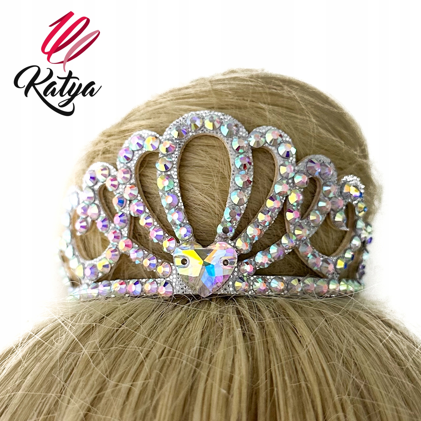 Korunka na kok pro uměleckou gymnastiku ozdoba