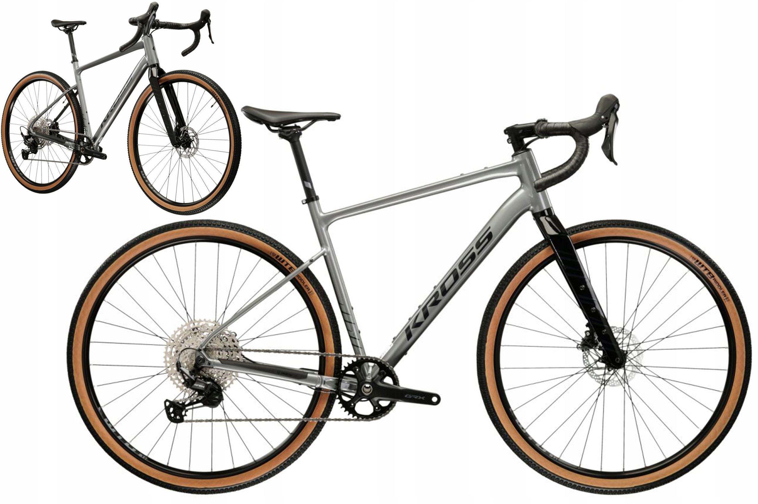 Rower Gravel 28" Kross Esker 5.0 Grx rama Xs 53 cm szary R25