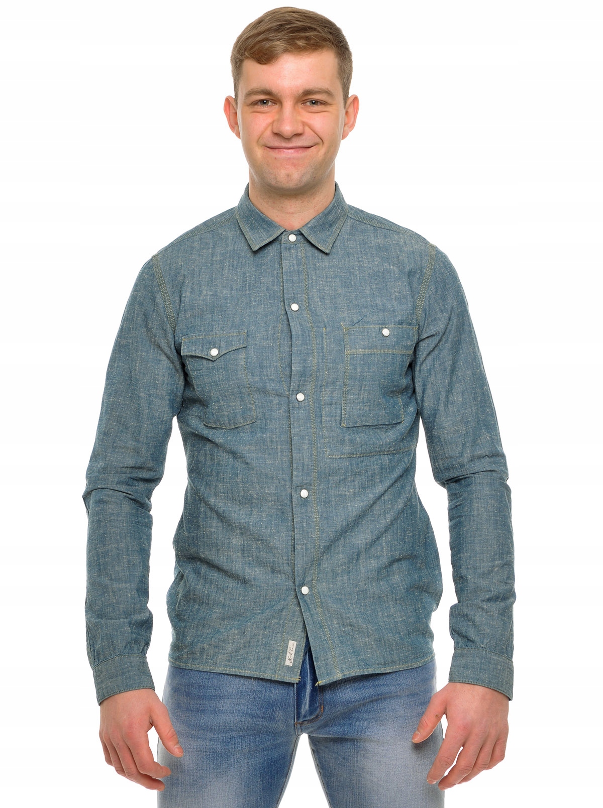 LEE košeľa SLIM jeans 101 CRAFT SHIRT _ M 38
